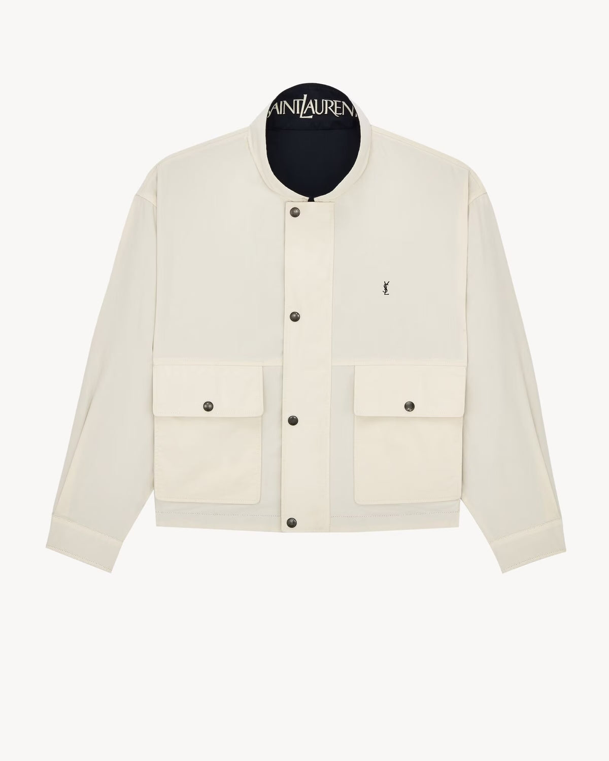 YSL Cassandre reversible jacket