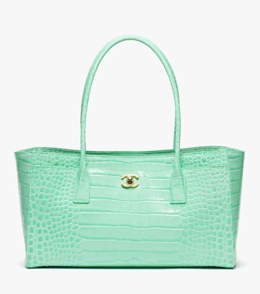 Chanel Small Tote Croc GHW