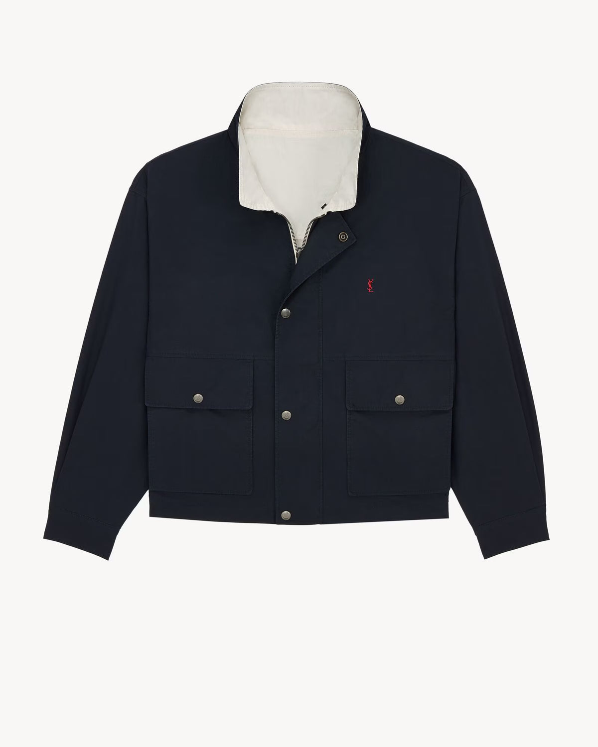 YSL Cassandre reversible jacket