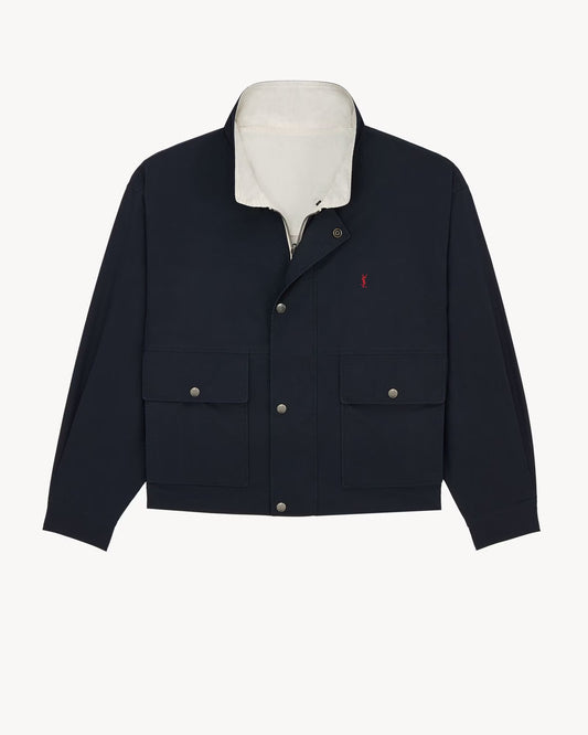 YSL Cassandre reversible jacket
