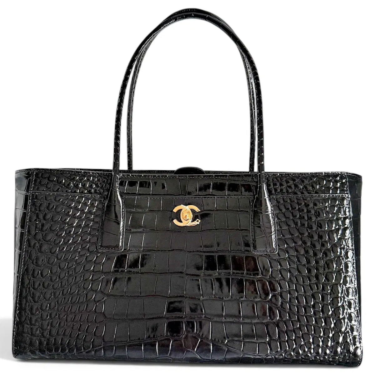 Chanel Small Tote Croc GHW