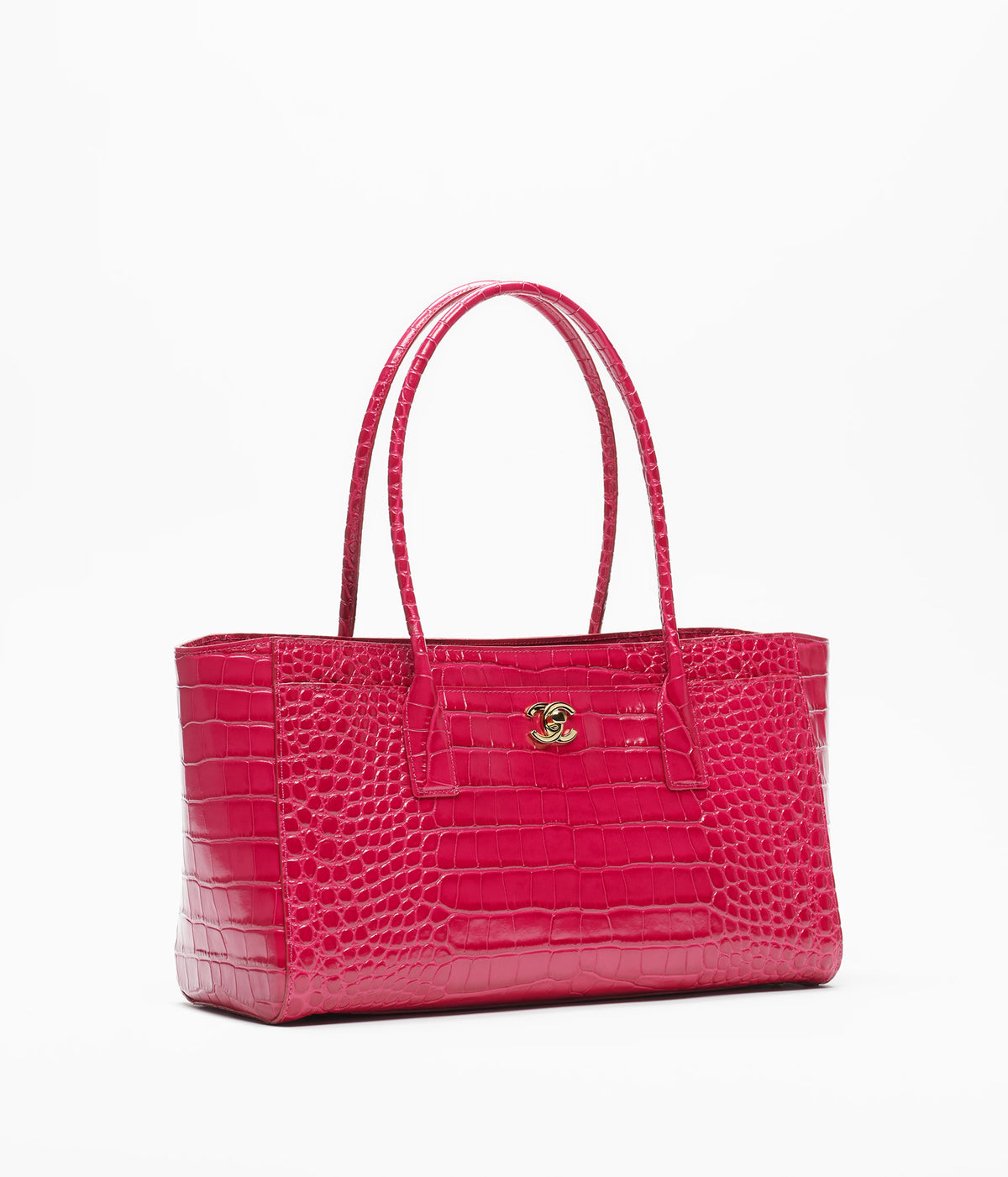 Chanel Small Tote Croc GHW