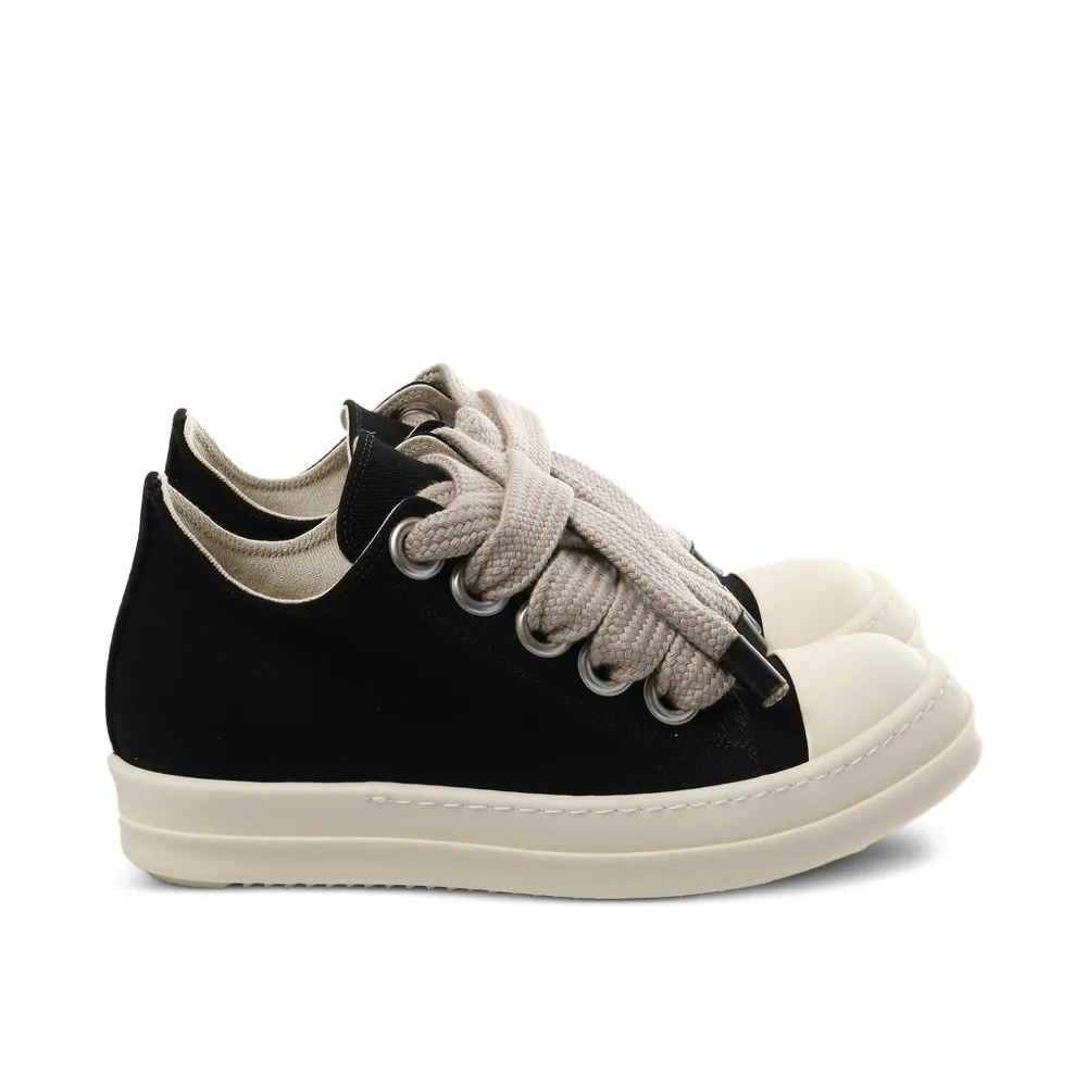 RICK OWENS DRKSHDW Jumbo Lace Denim Low 'Black Milk'